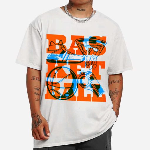 Mockup T Shirt MEN 1 BASK34 Basketball Sport Equipment