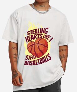 Mockup T Shirt MEN 1 BASK38 Basketball Valentine S
