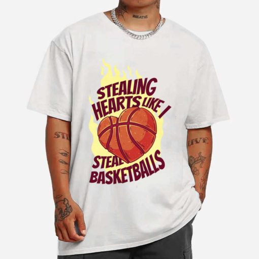 Mockup T Shirt MEN 1 BASK38 Basketball Valentine S