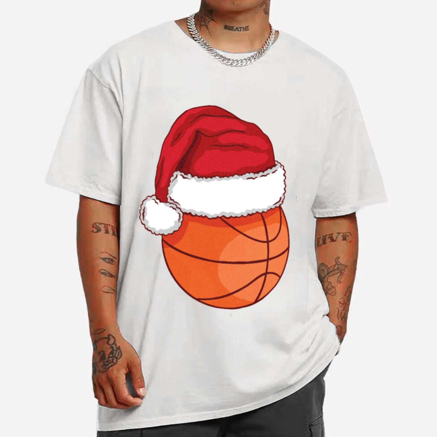 Christmas Basketball T-shirt