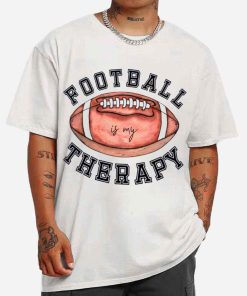 Mockup T Shirt MEN 1 FBALL07 Football Is My Therapy