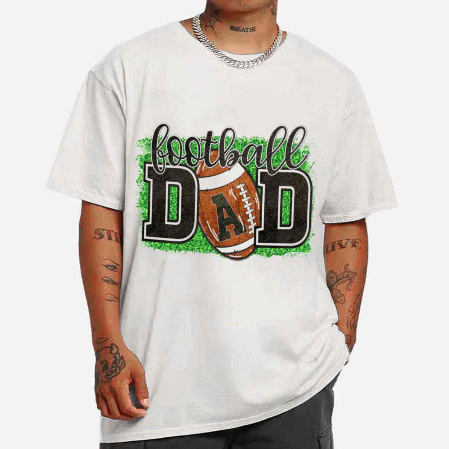 Football Dad American T-shirt