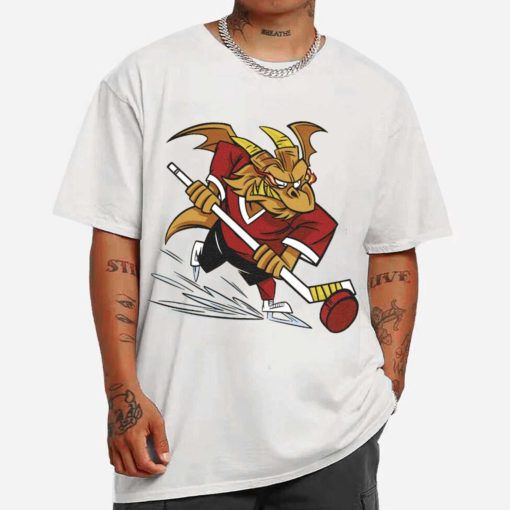 Mockup T Shirt MEN 1 ICEH25 Dragon Playing Hockey