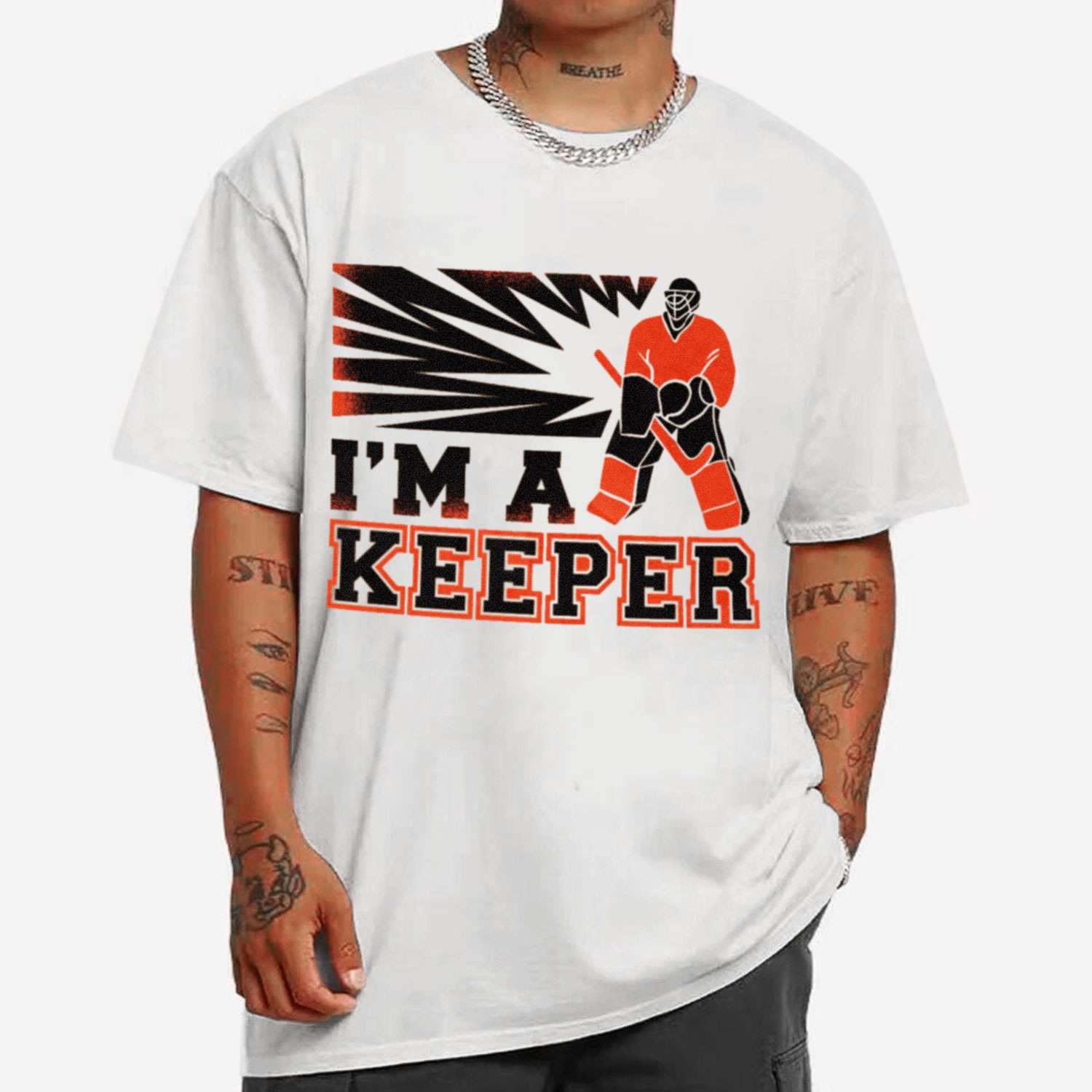 I'M A Keeper Hockey T-shirt