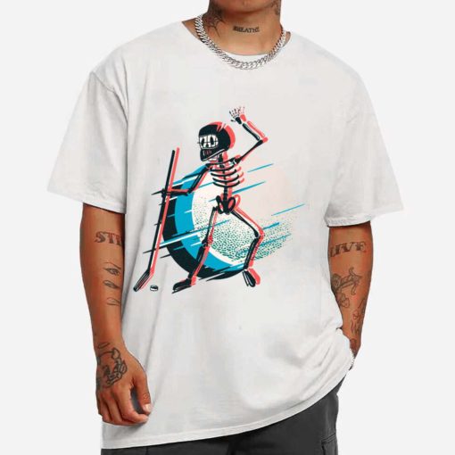 Mockup T Shirt MEN 1 ICEH41 Skeleton Hockey
