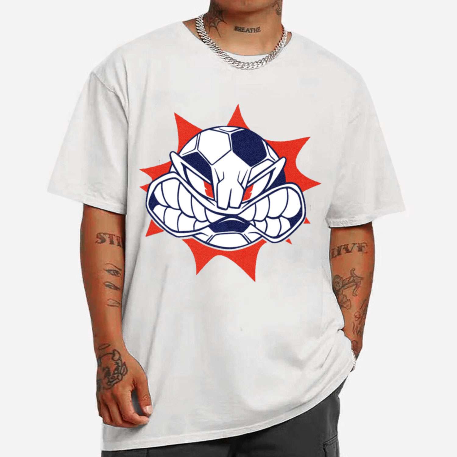 Angry Soccer Ball Sport T-shirt