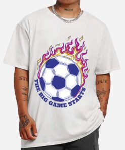 Mockup T Shirt MEN 1 SOCC17 Awesome Soccer Ball On Fire