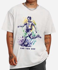 Mockup T Shirt MEN 1 SOCC20 Colorful World Cup Soccer Player