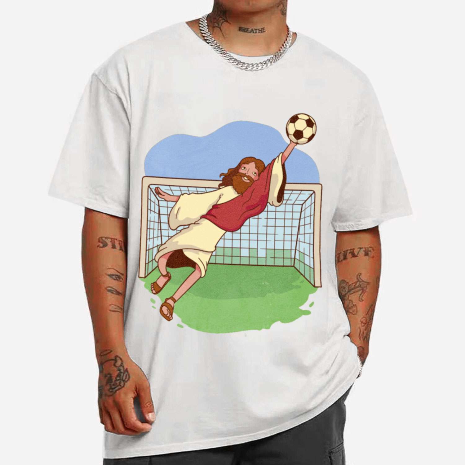 Jesus Soccer Goalkeeper T-shirt