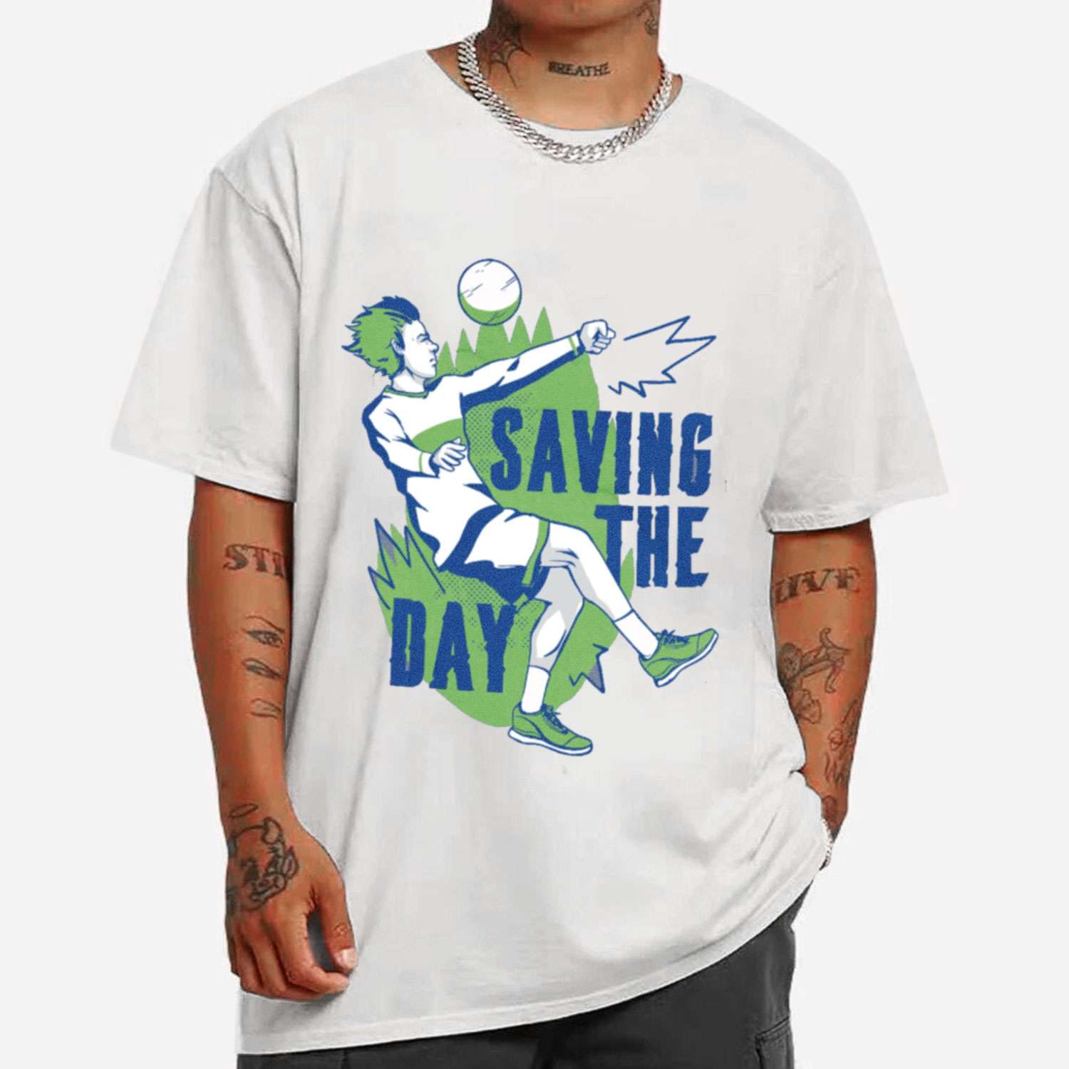 Saving The Day Soccer T-shirt