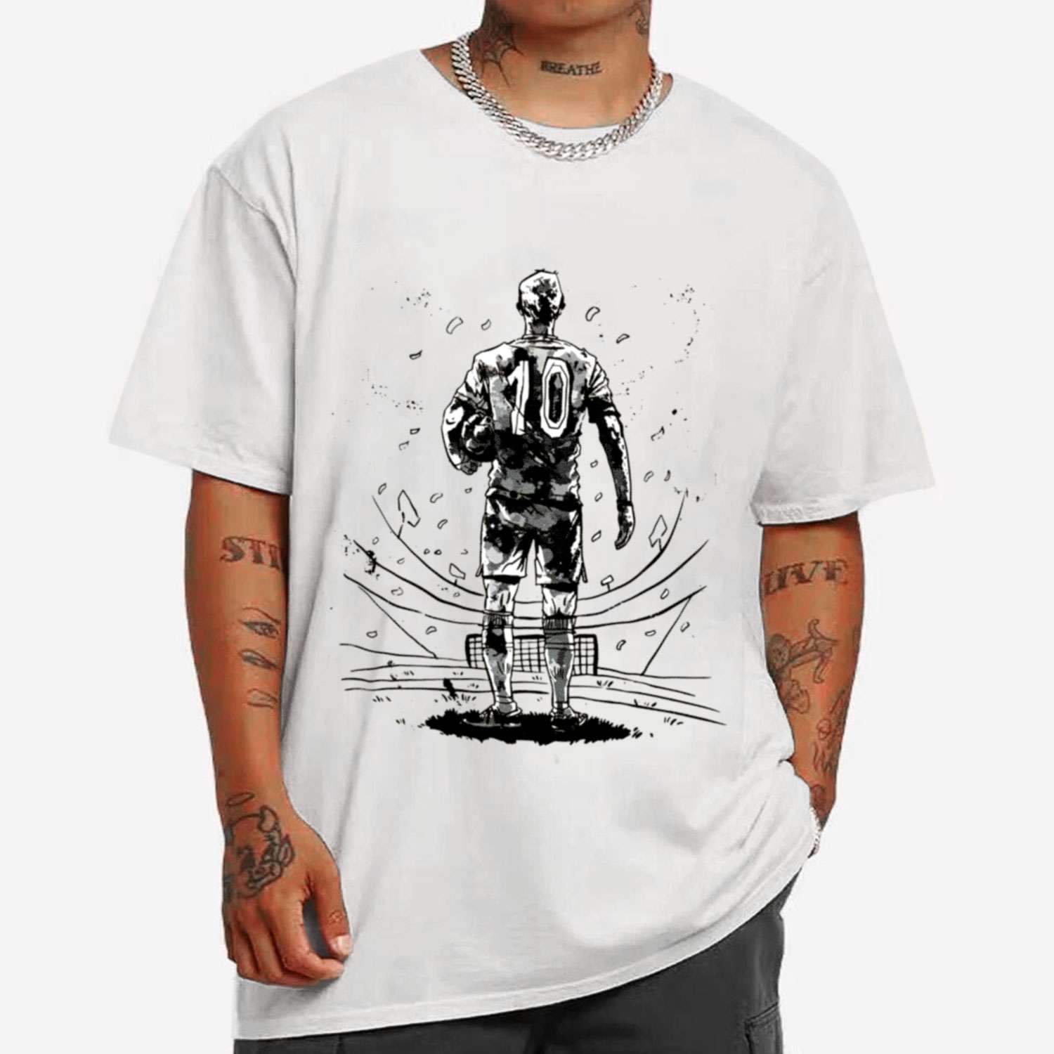 Soccer Player In Field T-shirt