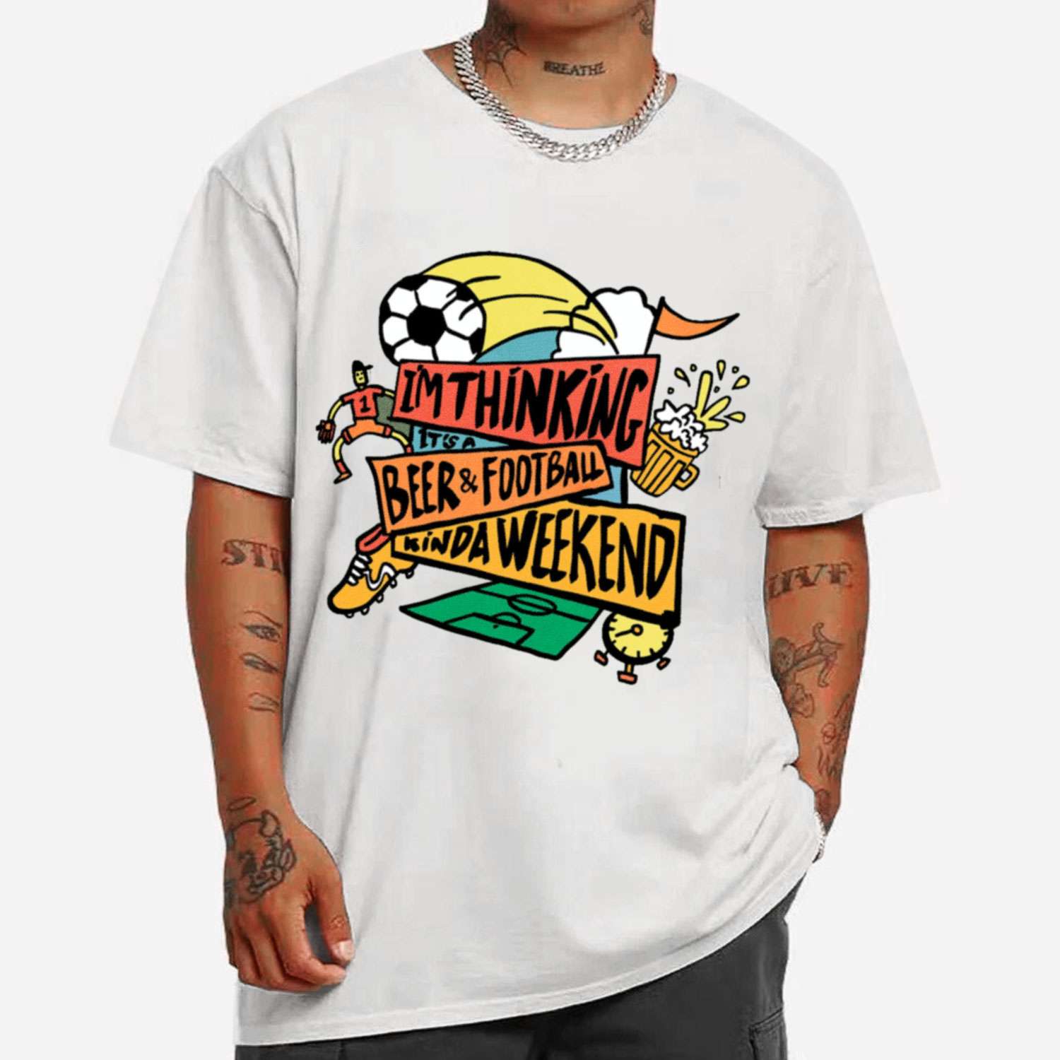 Soccer Sport And Beer T-shirt