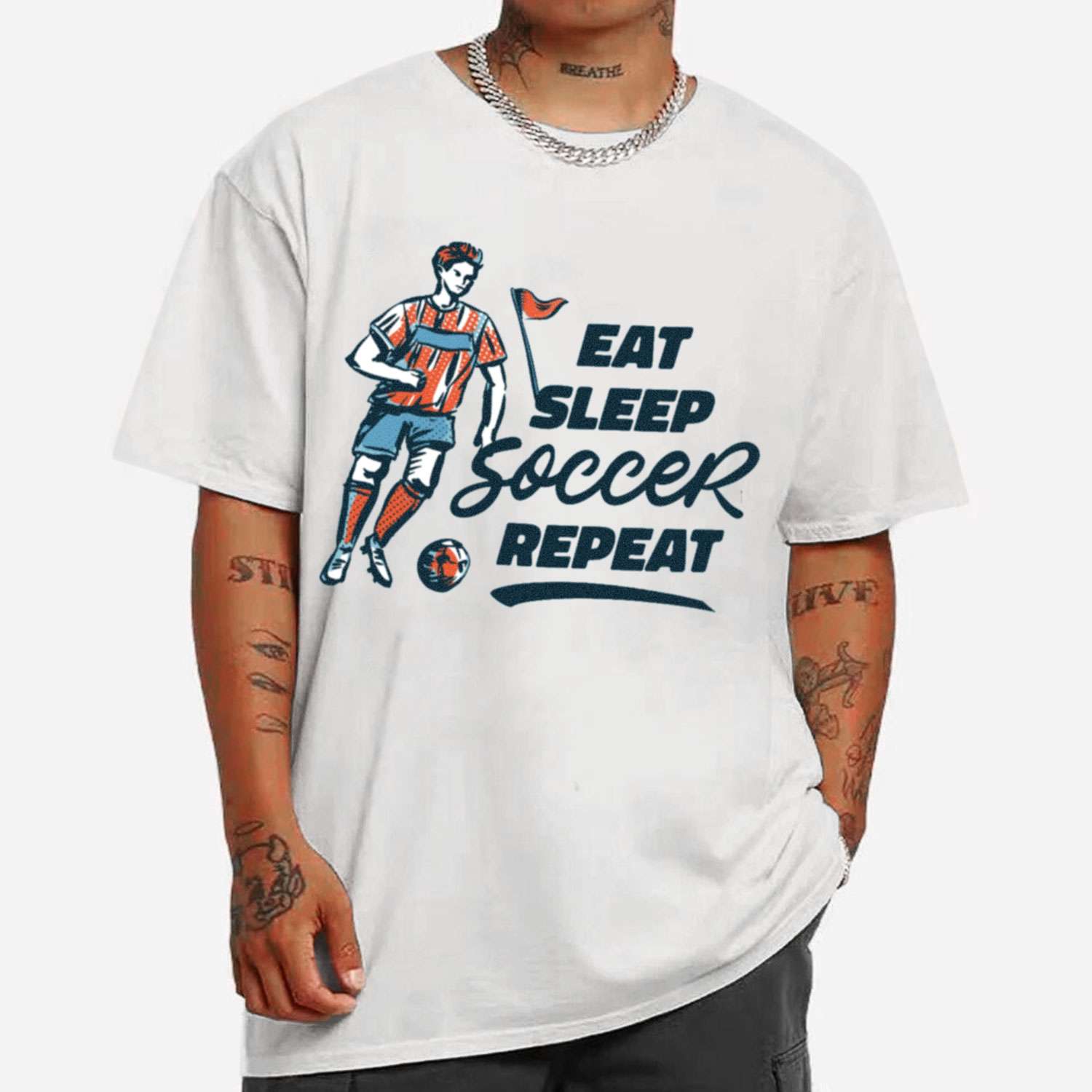 Soccer Sport Routine Throw Pillow T-shirt Soccer Sport Routine Throw Pillow T-shirt