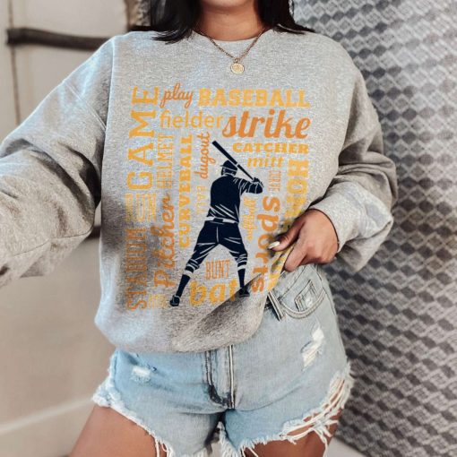 Mockup T Sweatshirt BASE29 Baseball Player And Quotes