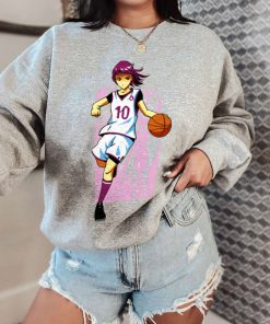 Mockup T Sweatshirt BASK25 Basketball Anime Girl