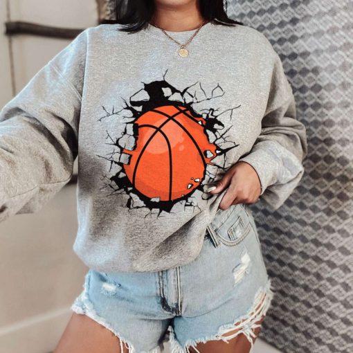 Mockup T Sweatshirt BASK26 Basketball Ball Sport