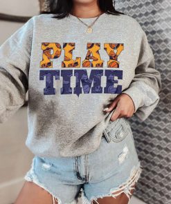Mockup T Sweatshirt BASK45 Play Time Text Pattern
