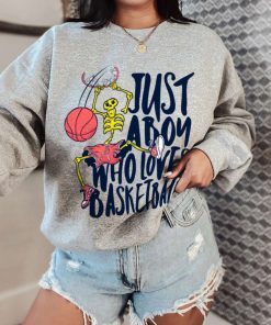 Mockup T Sweatshirt BASK48 Skeleton Basketball Sport