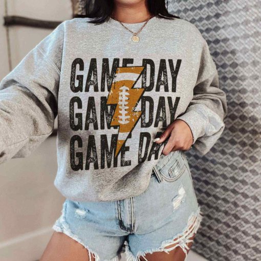 Mockup T Sweatshirt FBALL04 Game Day Lightning