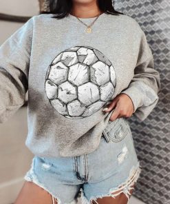 Mockup T Sweatshirt SOCC26 Realistic Soccer Ball Sport