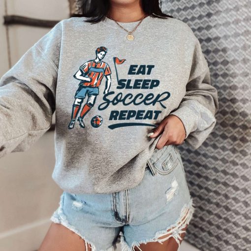 Mockup T Sweatshirt SOCC40 Soccer Sport Routine Throw Pillow