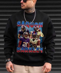 Mockup T Sweatshirt TSBN013 Saquon Barkley Bootleg Style New York Giants