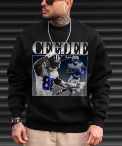 Mockup T Sweatshirt TSBN034 Ceedee Lamb Bootleg Style Dallas Cowboys