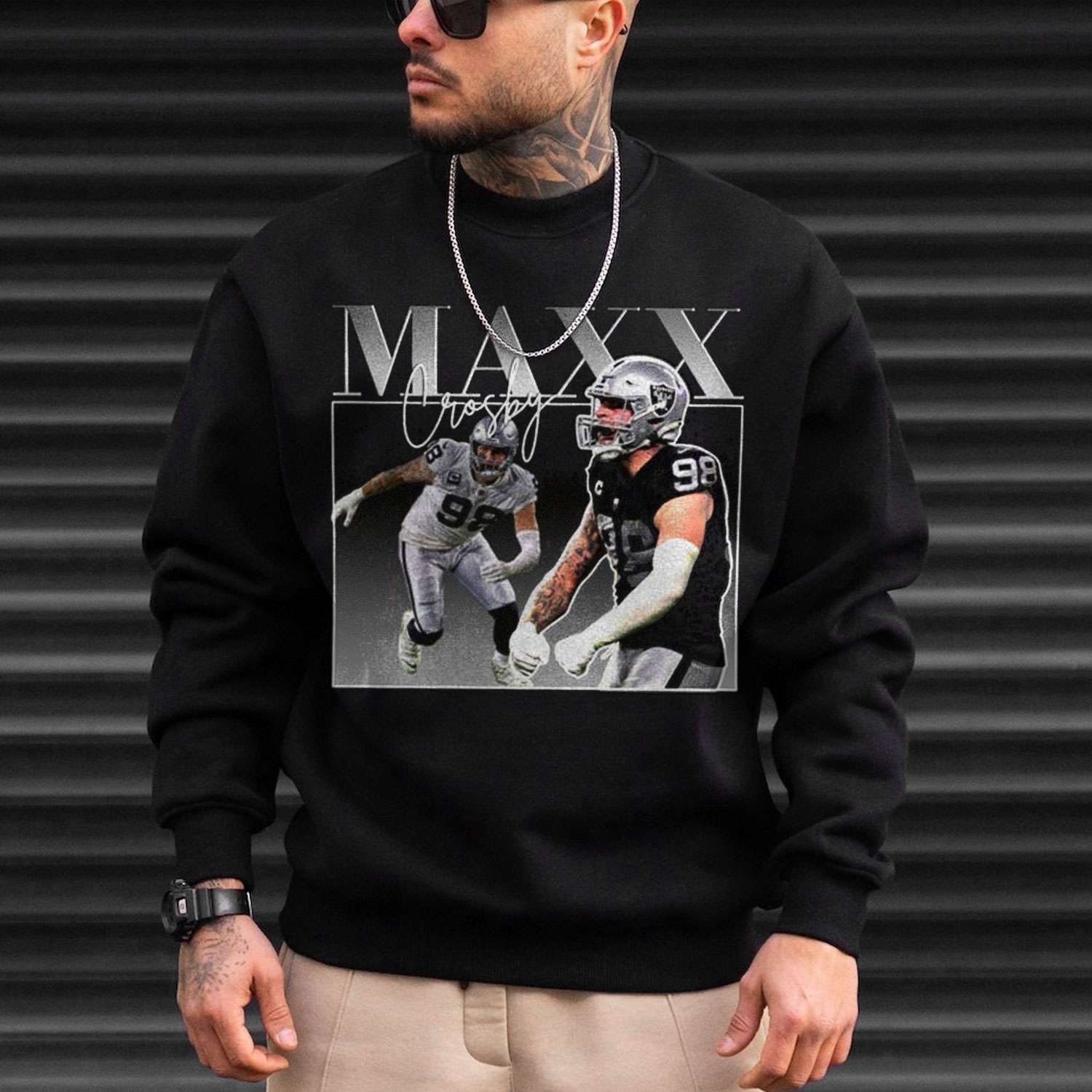 NEW Las Vegas Raiders Maxx Crosby Unisex T-Shirt