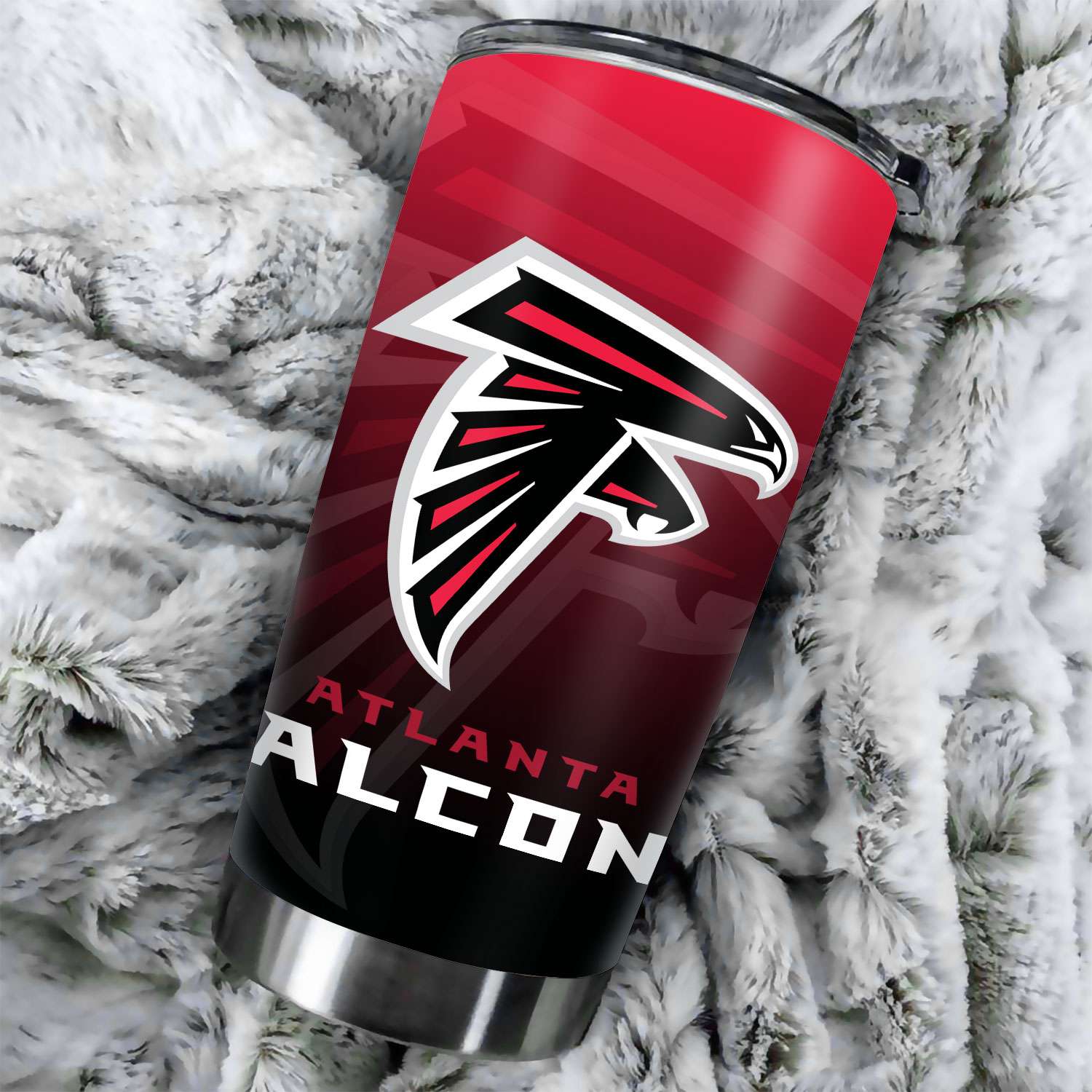 Atlanta Falcons Ombre Straight Skinny Glitter Tumbler Atlanta Falcons Ombre Straight Skinny Glitter Tumbler