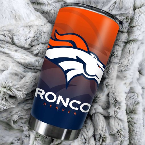 Mockup Tumbler 1 1Side TUMB0210 Denver Broncos Ombre Straight Skinny Glitter Tumbler