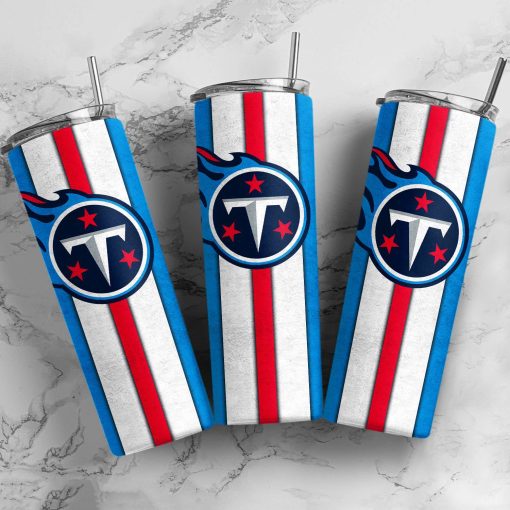 Mockup Tumbler 1 2Side TUMB0131 Tennessee Titans Vintage Straight Skinny Glitter Tumbler