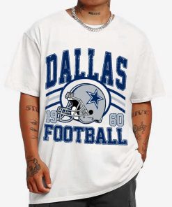 T Shirt MEN 1 DSHLM09 Vintage Sunday Helmet Football Dallas Cowboys T Shirt