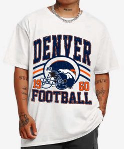 T Shirt MEN 1 DSHLM10 Vintage Sunday Helmet Football Denver Broncos T Shirt