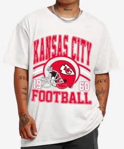 T Shirt MEN 1 DSHLM16 Vintage Sunday Helmet Football Kansas City Chiefs T Shirt