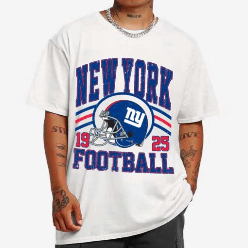 T Shirt MEN 1 DSHLM24 Vintage Sunday Helmet Football New York Giants T Shirt
