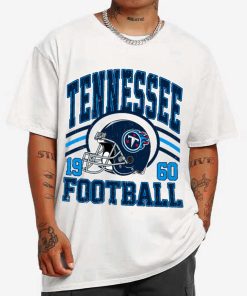 T Shirt MEN 1 DSHLM31 Vintage Sunday Helmet Football Tennessee Titans T Shirt