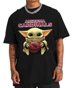 T Shirt Men DSBB01 Baby Yoda Hold Duke Ball Arizona Cardinals T Shirt