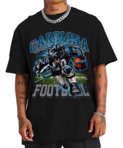 T Shirt Men DSMC10 Sir Purr Black Panther Mascot Carolina Panthers T Shirt