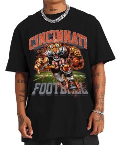 T Shirt Men DSMC11 Who Dey Tiger Mascot Cincinnati Bengals T Shirt