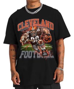 T Shirt Men DSMC13 Chomps Mascot Cleveland Browns T Shirt