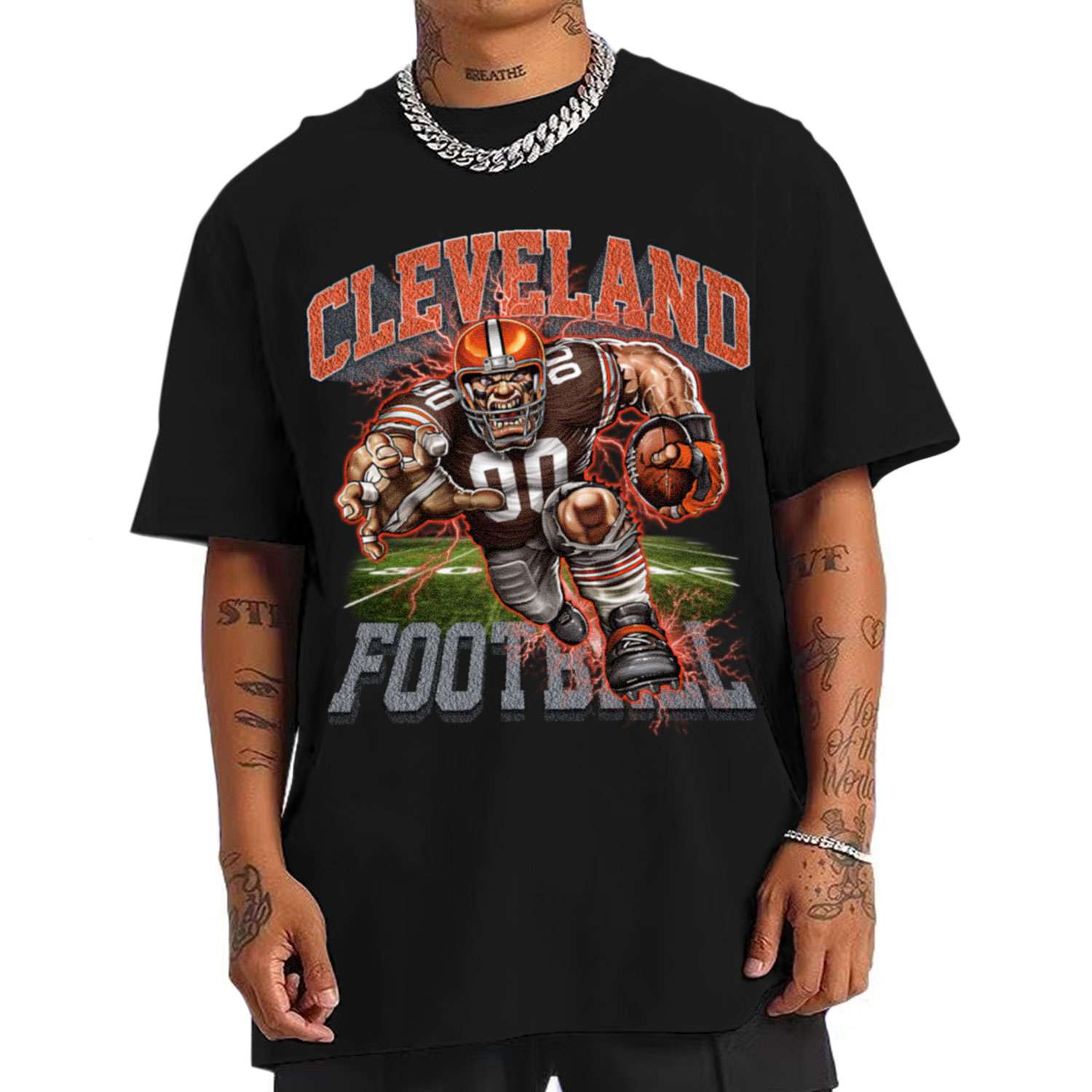 browns t shirt mens