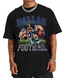 T Shirt Men DSMC15 Rowdy Mascot Dallas Cowboys T Shirt