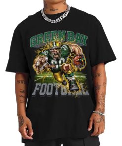 T Shirt Men DSMC17 Mascot Green Bay Packers T Shirt 1