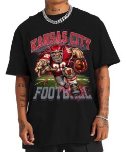 T Shirt Men DSMC21 Wolf Mascot Kansas City Chiefs T Shirt