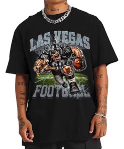 T Shirt Men DSMC22 Raider Rusher Mascot Las Vegas Raiders T Shirt