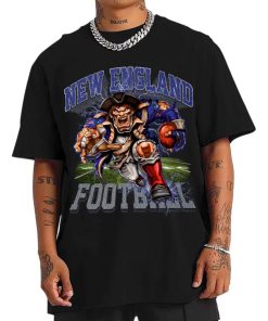 T Shirt Men DSMC25 Pat Patriot Mascot New England Patriots T Shirt