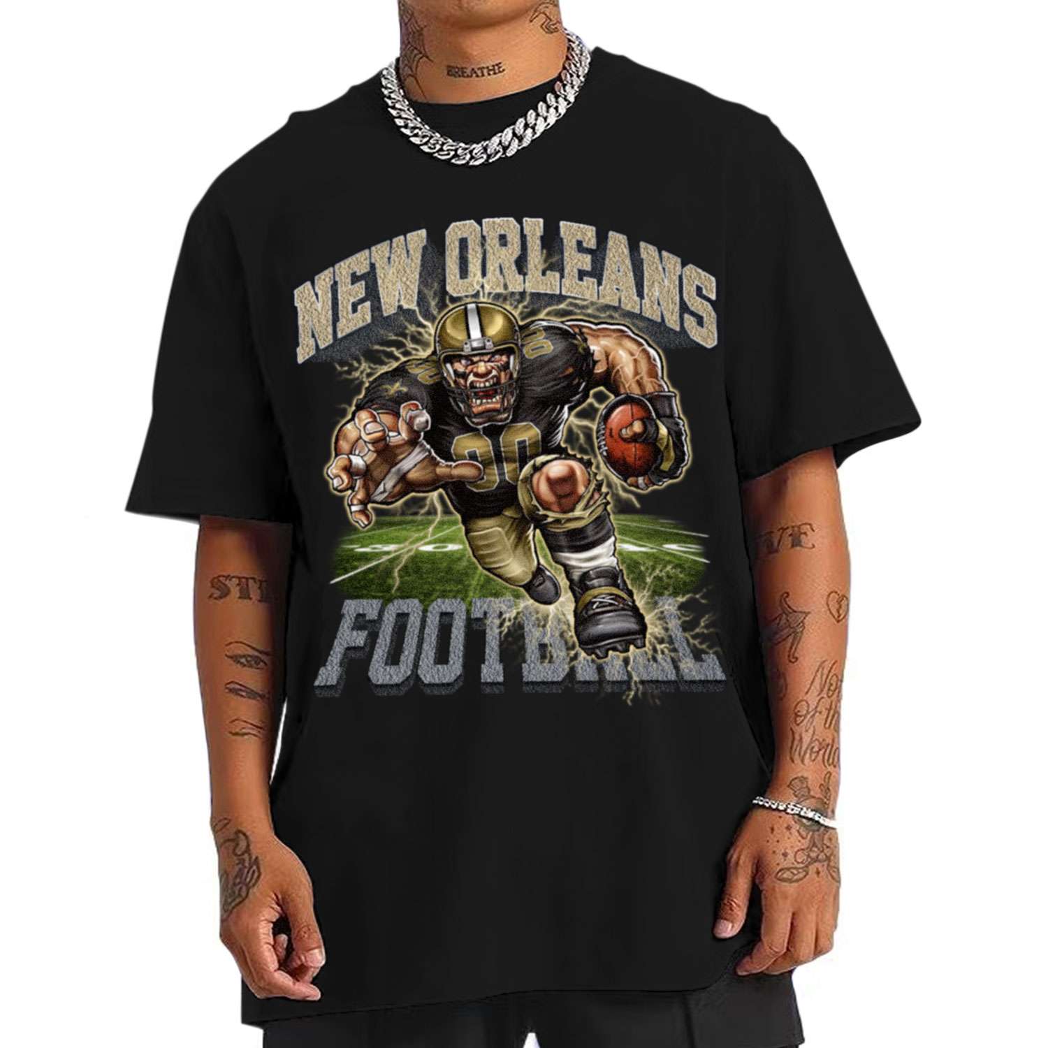Gumbo Mascot New Orleans Saints T-Shirt - Cruel Ball