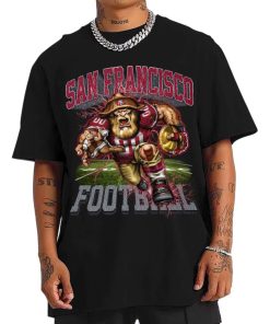 T Shirt Men DSMC29 Sourdough Sam Mascot San Francisco 49ers T Shirt