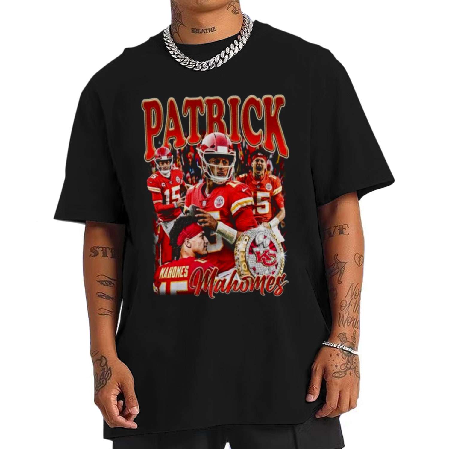 Patrick Mahomes Vintage Retro Kansas City Chiefs T-Shirt