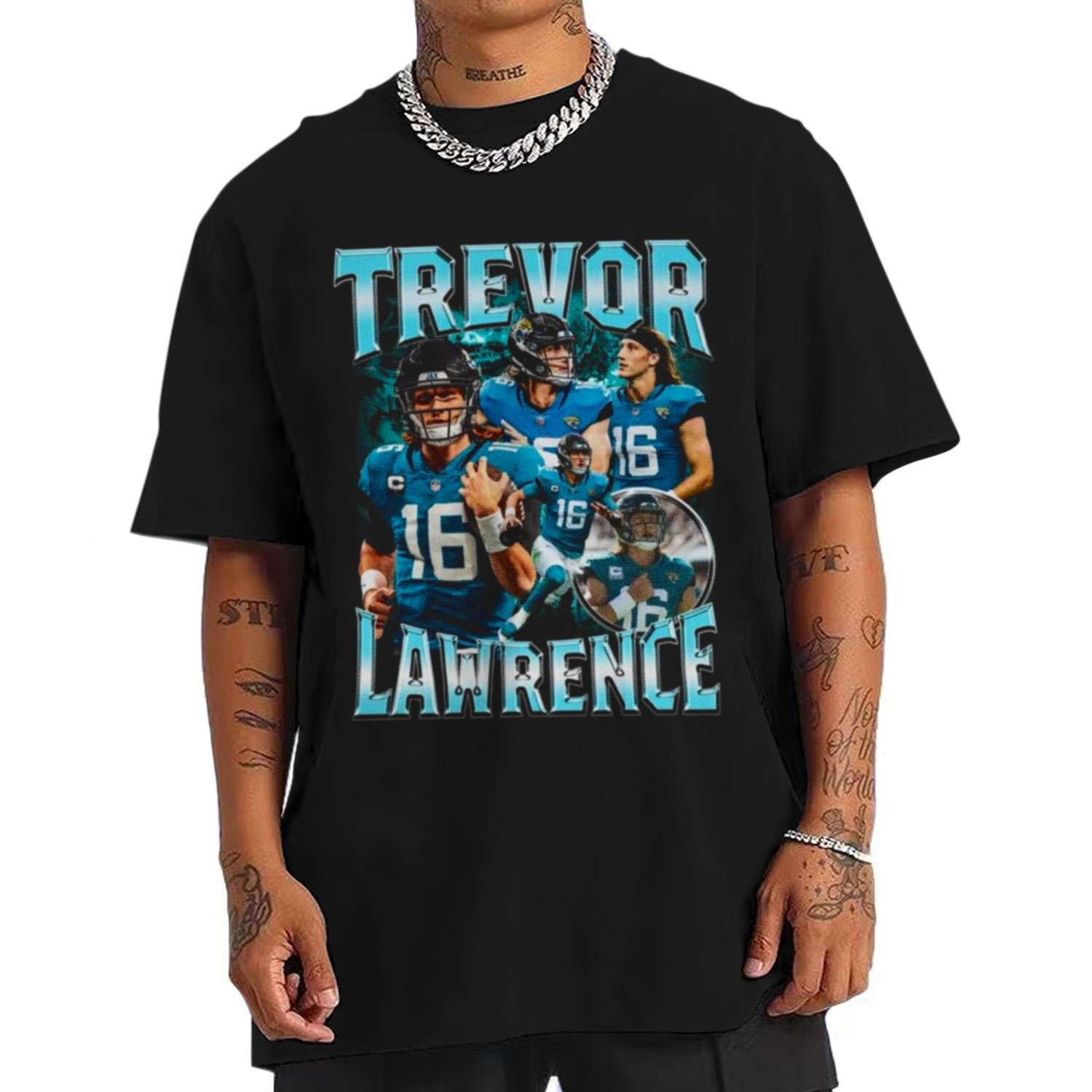 Trevor Lawrence Vintage Retro Jacksonville Jaguars T-Shirt